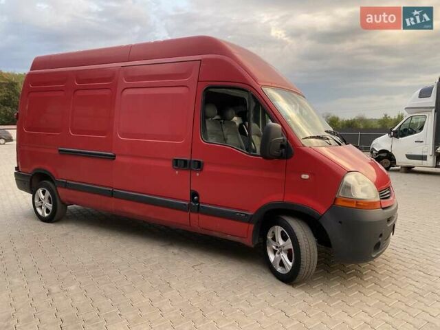 Червоний Рено Мастєр, об'ємом двигуна 2.5 л та пробігом 516 тис. км за 6300 $, фото 1 на Automoto.ua