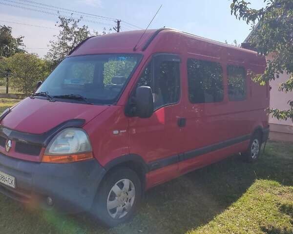 Красный Рено Мастер, объемом двигателя 2.95 л и пробегом 333 тыс. км за 9500 $, фото 2 на Automoto.ua