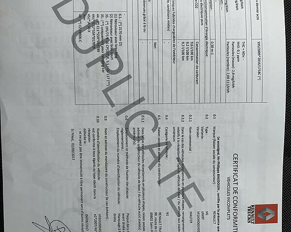 Рено Мастер, объемом двигателя 0 л и пробегом 240 тыс. км за 19950 $, фото 45 на Automoto.ua