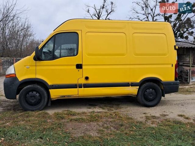 Желтый Рено Мастер, объемом двигателя 2.5 л и пробегом 465 тыс. км за 4900 $, фото 4 на Automoto.ua