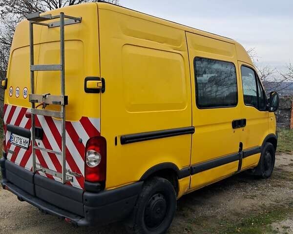 Желтый Рено Мастер, объемом двигателя 2.5 л и пробегом 465 тыс. км за 4900 $, фото 5 на Automoto.ua