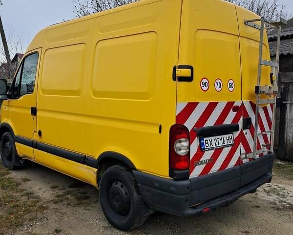 Желтый Рено Мастер, объемом двигателя 2.5 л и пробегом 465 тыс. км за 4900 $, фото 6 на Automoto.ua