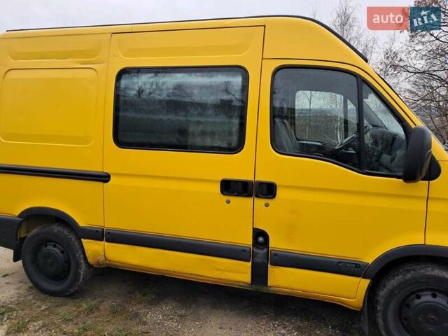 Желтый Рено Мастер, объемом двигателя 2.5 л и пробегом 465 тыс. км за 4900 $, фото 3 на Automoto.ua