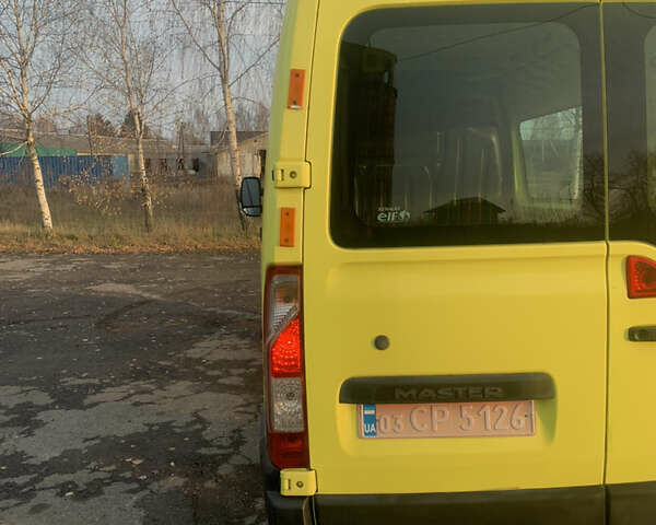 Жовтий Рено Мастєр, об'ємом двигуна 2.3 л та пробігом 256 тис. км за 14496 $, фото 8 на Automoto.ua