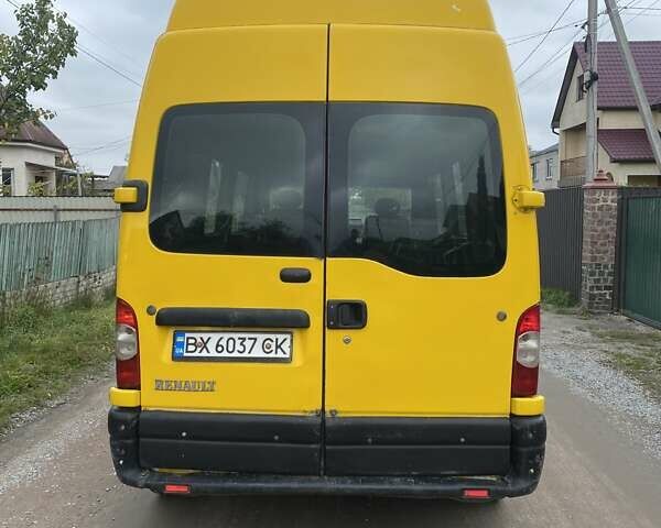 Жовтий Рено Мастєр, об'ємом двигуна 2.8 л та пробігом 200 тис. км за 3250 $, фото 1 на Automoto.ua
