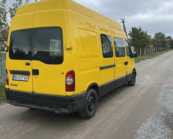 Жовтий Рено Мастєр, об'ємом двигуна 2.8 л та пробігом 200 тис. км за 3250 $, фото 5 на Automoto.ua