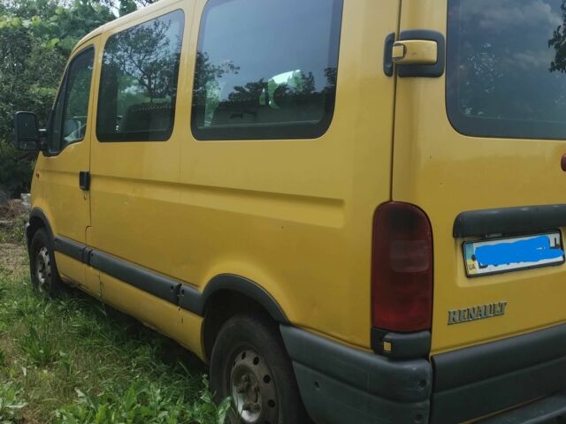 Рено Мастєр 2002 у Дніпро (Дніпропетровську) на Automoto.ua Жовтий Рено Мастєр, об'ємом двигуна 2.5 л та пробігом 340 тис. км за 3200 $, фото 1 на Automoto.ua