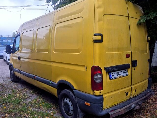 Желтый Рено Мастер, объемом двигателя 2.5 л и пробегом 670 тыс. км за 4500 $, фото 1 на Automoto.ua
