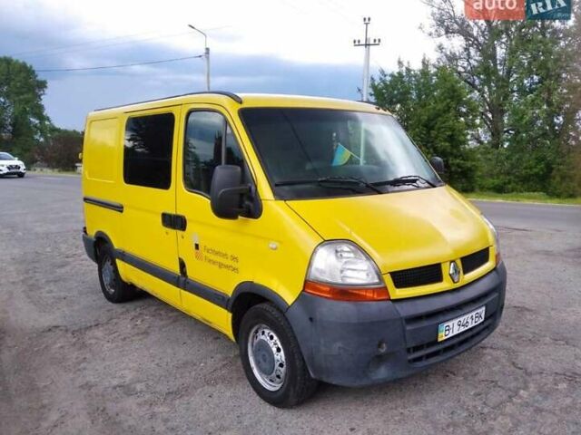 Жовтий Рено Мастєр, об'ємом двигуна 2.46 л та пробігом 297 тис. км за 6500 $, фото 1 на Automoto.ua