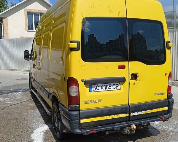 Жовтий Рено Мастєр, об'ємом двигуна 2.46 л та пробігом 438 тис. км за 6250 $, фото 8 на Automoto.ua