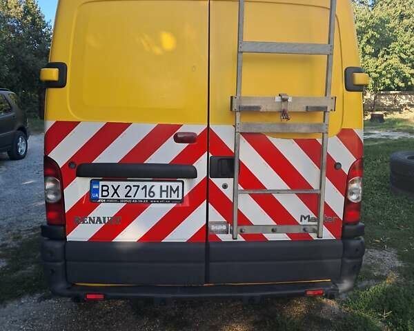 Жовтий Рено Мастєр, об'ємом двигуна 2.5 л та пробігом 465 тис. км за 5700 $, фото 1 на Automoto.ua