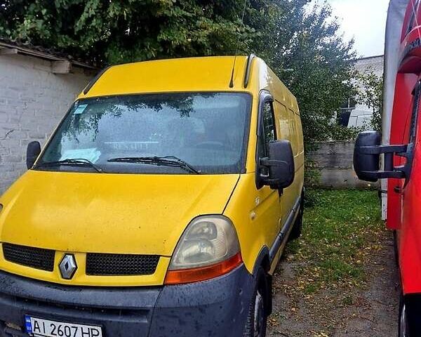 Желтый Рено Мастер, объемом двигателя 2.5 л и пробегом 670 тыс. км за 4500 $, фото 1 на Automoto.ua