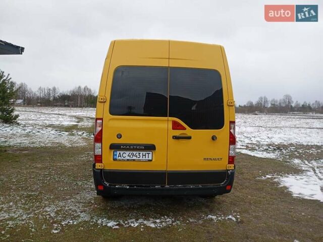 Жовтий Рено Мастєр, об'ємом двигуна 2.3 л та пробігом 163 тис. км за 21500 $, фото 1 на Automoto.ua