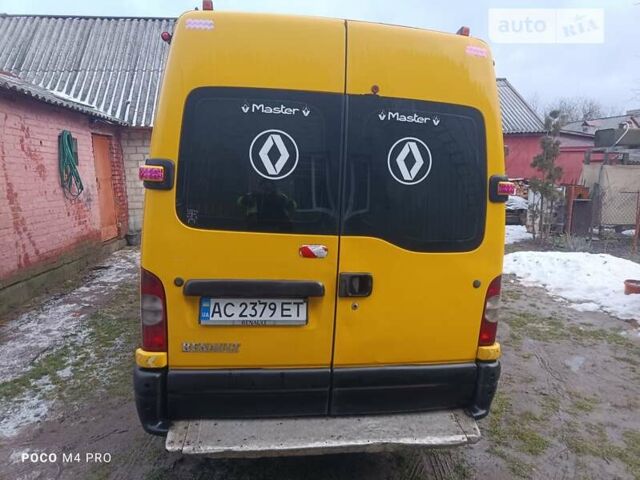 Желтый Рено Мастер, объемом двигателя 2.8 л и пробегом 350 тыс. км за 4800 $, фото 6 на Automoto.ua
