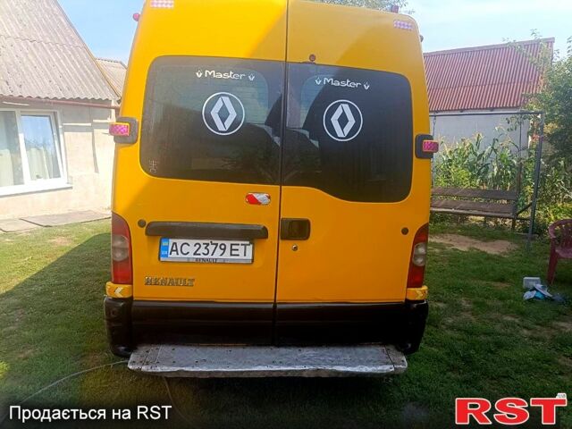Желтый Рено Мастер, объемом двигателя 2.8 л и пробегом 356 тыс. км за 2800 $, фото 4 на Automoto.ua