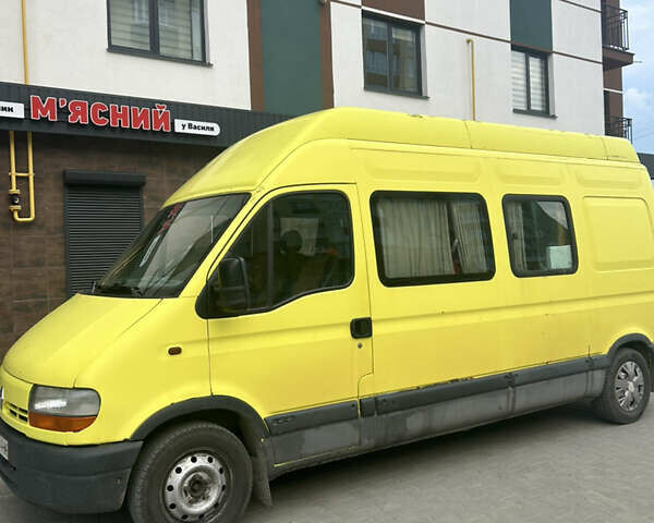 Жовтий Рено Мастєр, об'ємом двигуна 2.46 л та пробігом 630 тис. км за 5600 $, фото 2 на Automoto.ua