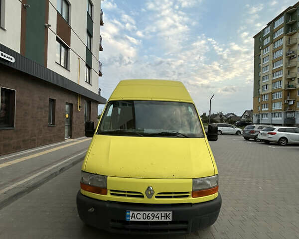 Жовтий Рено Мастєр, об'ємом двигуна 2.46 л та пробігом 630 тис. км за 5600 $, фото 3 на Automoto.ua