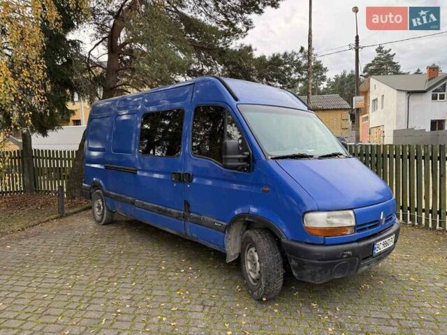 Синий Рено Мастер, объемом двигателя 2.8 л и пробегом 329 тыс. км за 3500 $, фото 1 на Automoto.ua