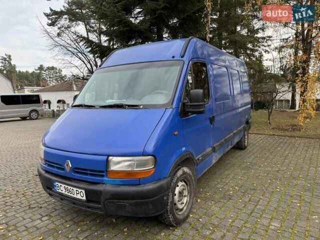 Синий Рено Мастер, объемом двигателя 2.8 л и пробегом 329 тыс. км за 3500 $, фото 3 на Automoto.ua