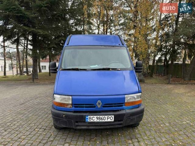 Синий Рено Мастер, объемом двигателя 2.8 л и пробегом 329 тыс. км за 3500 $, фото 2 на Automoto.ua