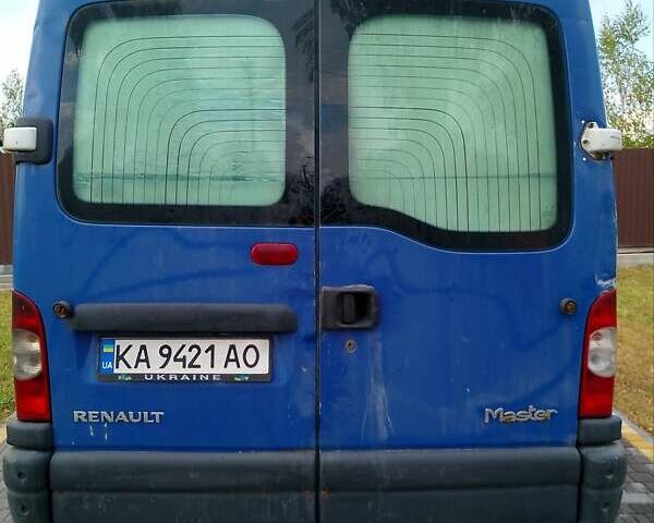 Синий Рено Мастер, объемом двигателя 2.5 л и пробегом 575 тыс. км за 6200 $, фото 5 на Automoto.ua