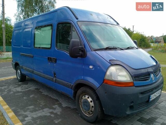 Синий Рено Мастер, объемом двигателя 2.5 л и пробегом 575 тыс. км за 6200 $, фото 2 на Automoto.ua