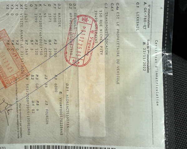 Синій Рено Мастєр, об'ємом двигуна 2.3 л та пробігом 217 тис. км за 23000 $, фото 37 на Automoto.ua