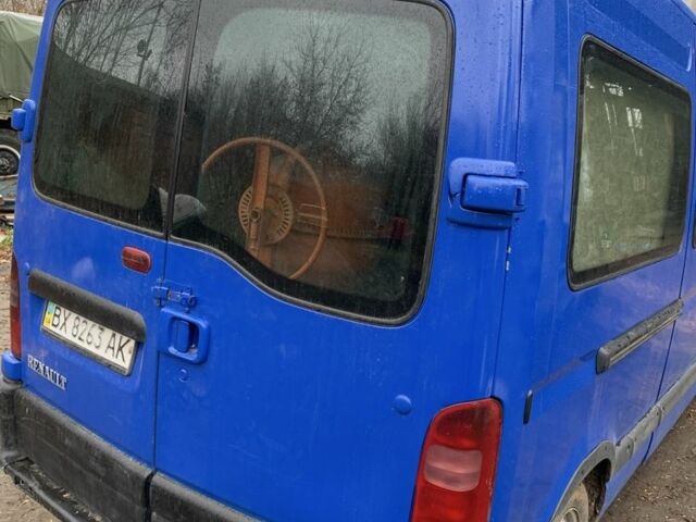 Синий Рено Мастер, объемом двигателя 2.5 л и пробегом 225 тыс. км за 2500 $, фото 4 на Automoto.ua
