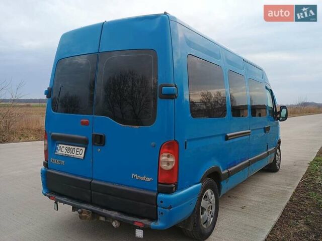 Синій Рено Мастєр, об'ємом двигуна 2.5 л та пробігом 540 тис. км за 8000 $, фото 1 на Automoto.ua