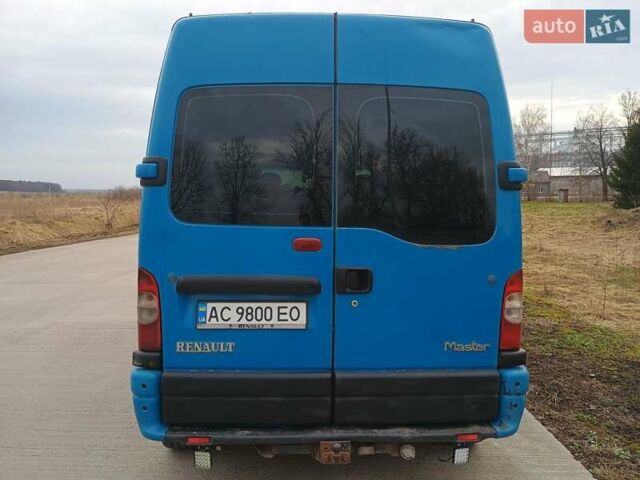 Синій Рено Мастєр, об'ємом двигуна 2.5 л та пробігом 540 тис. км за 8000 $, фото 6 на Automoto.ua