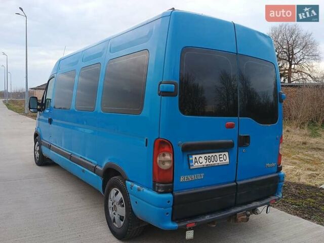 Синій Рено Мастєр, об'ємом двигуна 2.5 л та пробігом 540 тис. км за 8000 $, фото 5 на Automoto.ua
