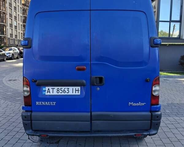 Синий Рено Мастер, объемом двигателя 2.5 л и пробегом 580 тыс. км за 6500 $, фото 1 на Automoto.ua