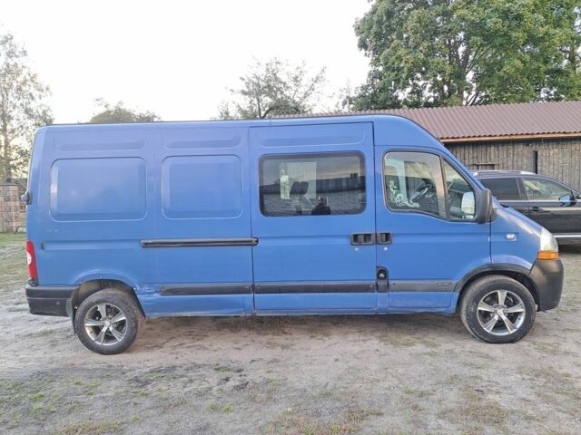Синий Рено Мастер, объемом двигателя 2.5 л и пробегом 480 тыс. км за 5300 $, фото 2 на Automoto.ua