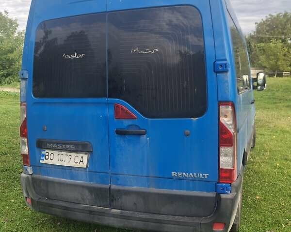 Синий Рено Мастер, объемом двигателя 2.3 л и пробегом 381 тыс. км за 12000 $, фото 3 на Automoto.ua