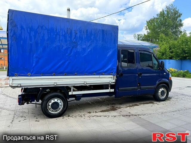 Синий Рено Мастер, объемом двигателя 2.5 л и пробегом 370 тыс. км за 6850 $, фото 4 на Automoto.ua