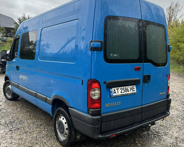 Синий Рено Мастер, объемом двигателя 2.5 л и пробегом 410 тыс. км за 7500 $, фото 5 на Automoto.ua