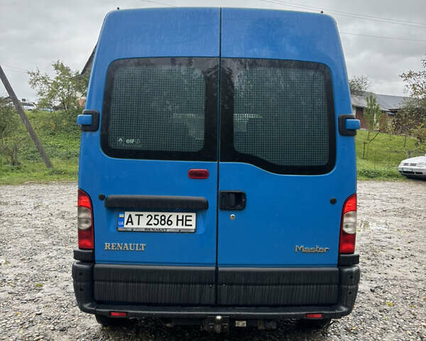 Синий Рено Мастер, объемом двигателя 2.5 л и пробегом 410 тыс. км за 7500 $, фото 4 на Automoto.ua