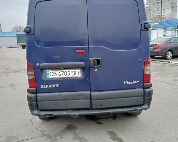 Синий Рено Мастер, объемом двигателя 2.46 л и пробегом 726 тыс. км за 3900 $, фото 4 на Automoto.ua