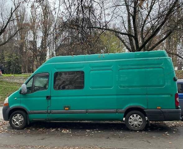Зеленый Рено Мастер, объемом двигателя 2.46 л и пробегом 264 тыс. км за 8000 $, фото 1 на Automoto.ua