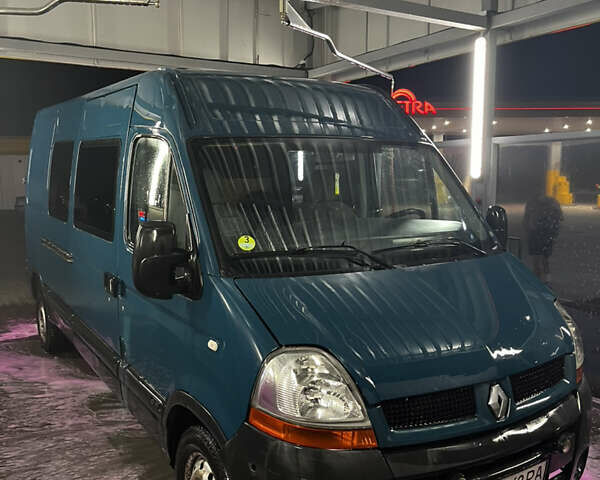 Зеленый Рено Мастер, объемом двигателя 2.5 л и пробегом 480 тыс. км за 6000 $, фото 1 на Automoto.ua