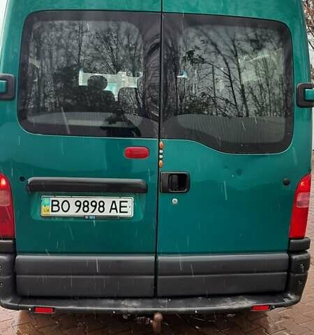 Зеленый Рено Мастер, объемом двигателя 2.5 л и пробегом 310 тыс. км за 6500 $, фото 1 на Automoto.ua