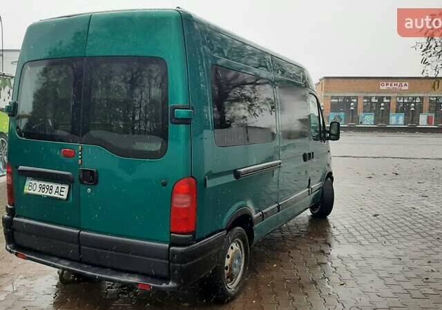 Зеленый Рено Мастер, объемом двигателя 2.5 л и пробегом 310 тыс. км за 6500 $, фото 9 на Automoto.ua