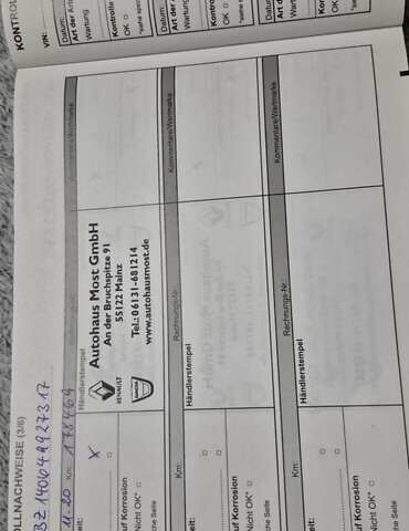 Білий Рено Меган, об'ємом двигуна 1.5 л та пробігом 232 тис. км за 8500 $, фото 14 на Automoto.ua