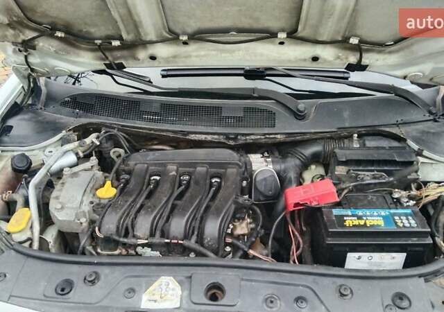 Белый Рено Меган, объемом двигателя 1.6 л и пробегом 230 тыс. км за 3100 $, фото 6 на Automoto.ua