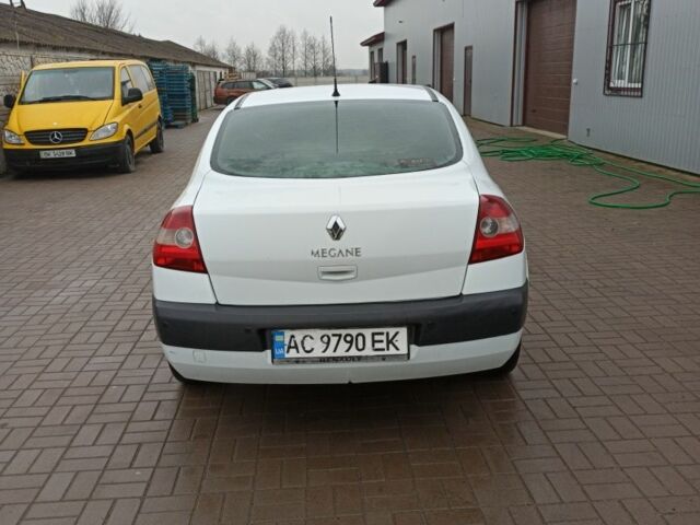 Белый Рено Меган, объемом двигателя 1.6 л и пробегом 280 тыс. км за 3250 $, фото 8 на Automoto.ua