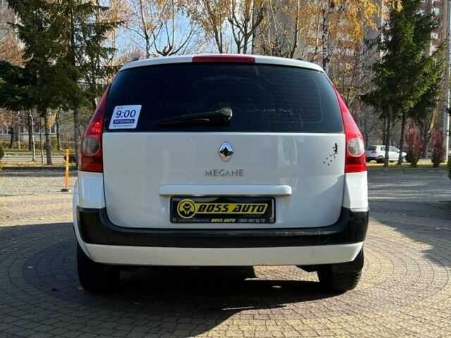 Белый Рено Меган, объемом двигателя 1.6 л и пробегом 200 тыс. км за 3750 $, фото 5 на Automoto.ua