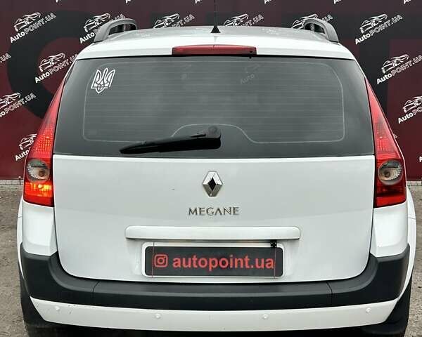 Білий Рено Меган, об'ємом двигуна 1.6 л та пробігом 266 тис. км за 5400 $, фото 9 на Automoto.ua