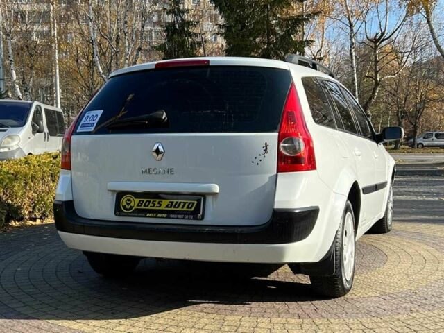 Белый Рено Меган, объемом двигателя 1.6 л и пробегом 200 тыс. км за 3750 $, фото 6 на Automoto.ua