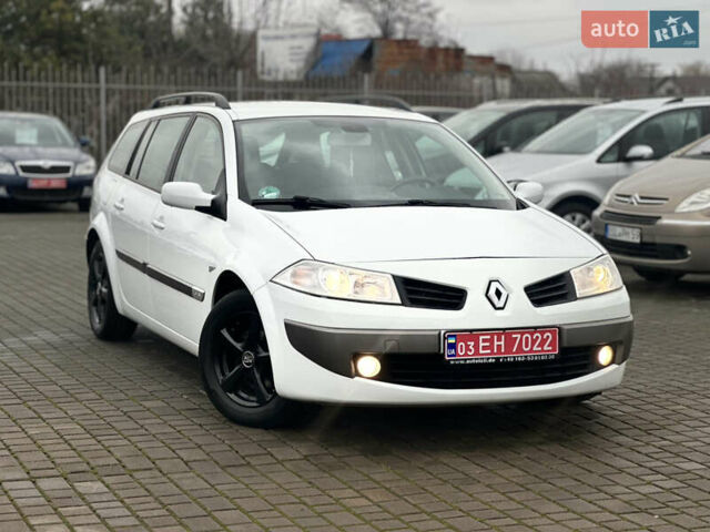Білий Рено Меган, об'ємом двигуна 1.6 л та пробігом 209 тис. км за 5550 $, фото 1 на Automoto.ua