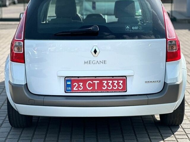 Білий Рено Меган, об'ємом двигуна 1.6 л та пробігом 209 тис. км за 5100 $, фото 7 на Automoto.ua